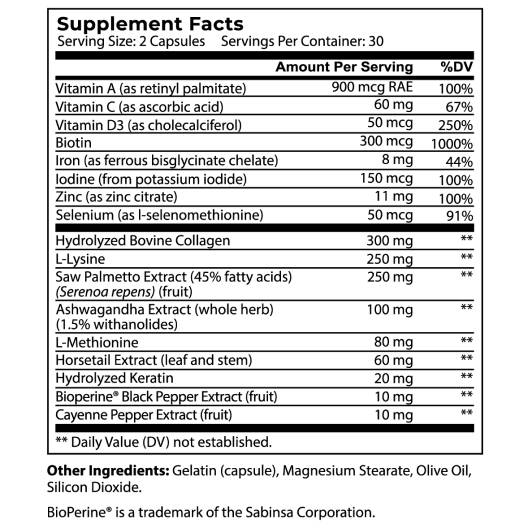 supplement facts
